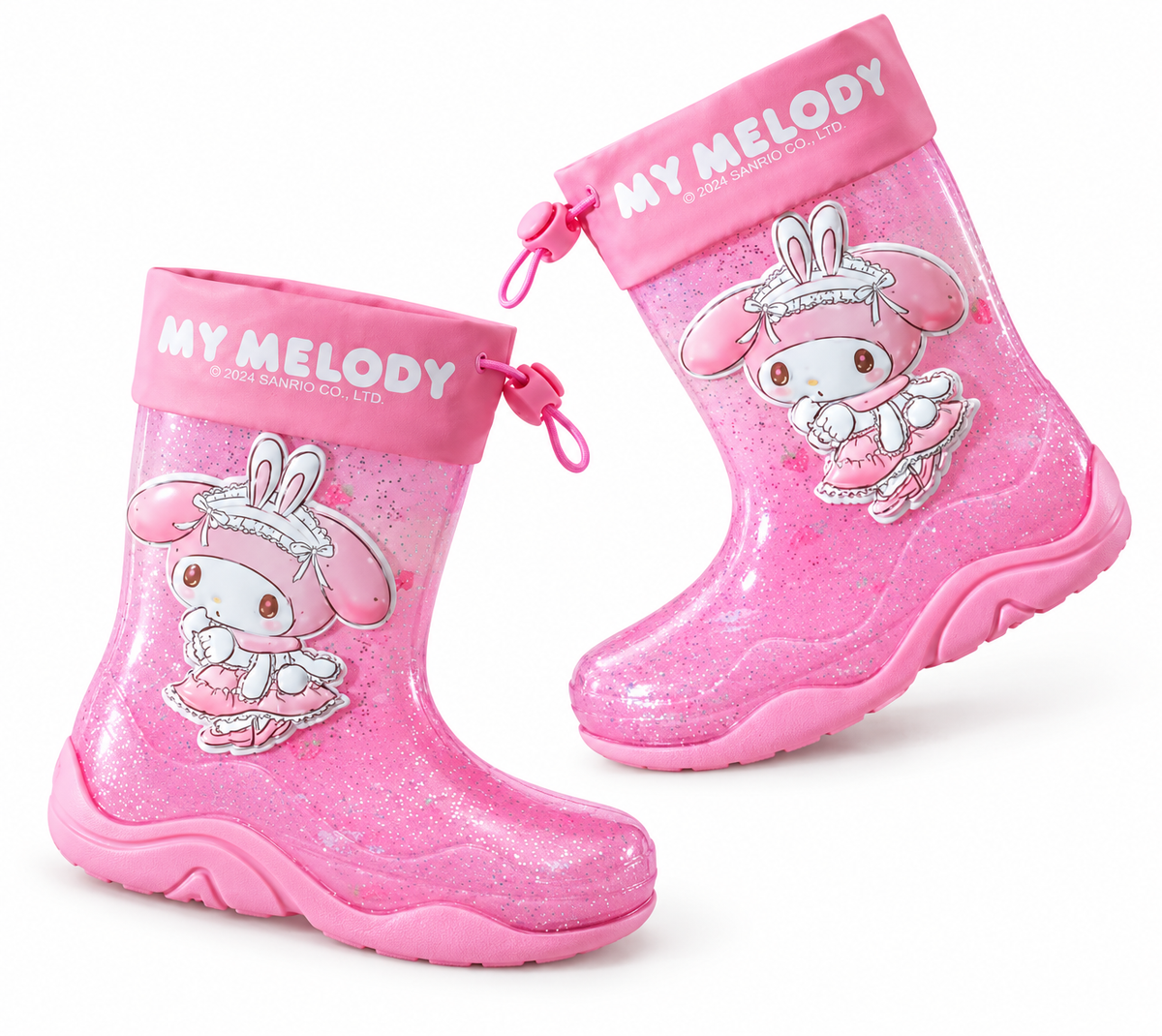 My Melody glitter rain boots - Pink