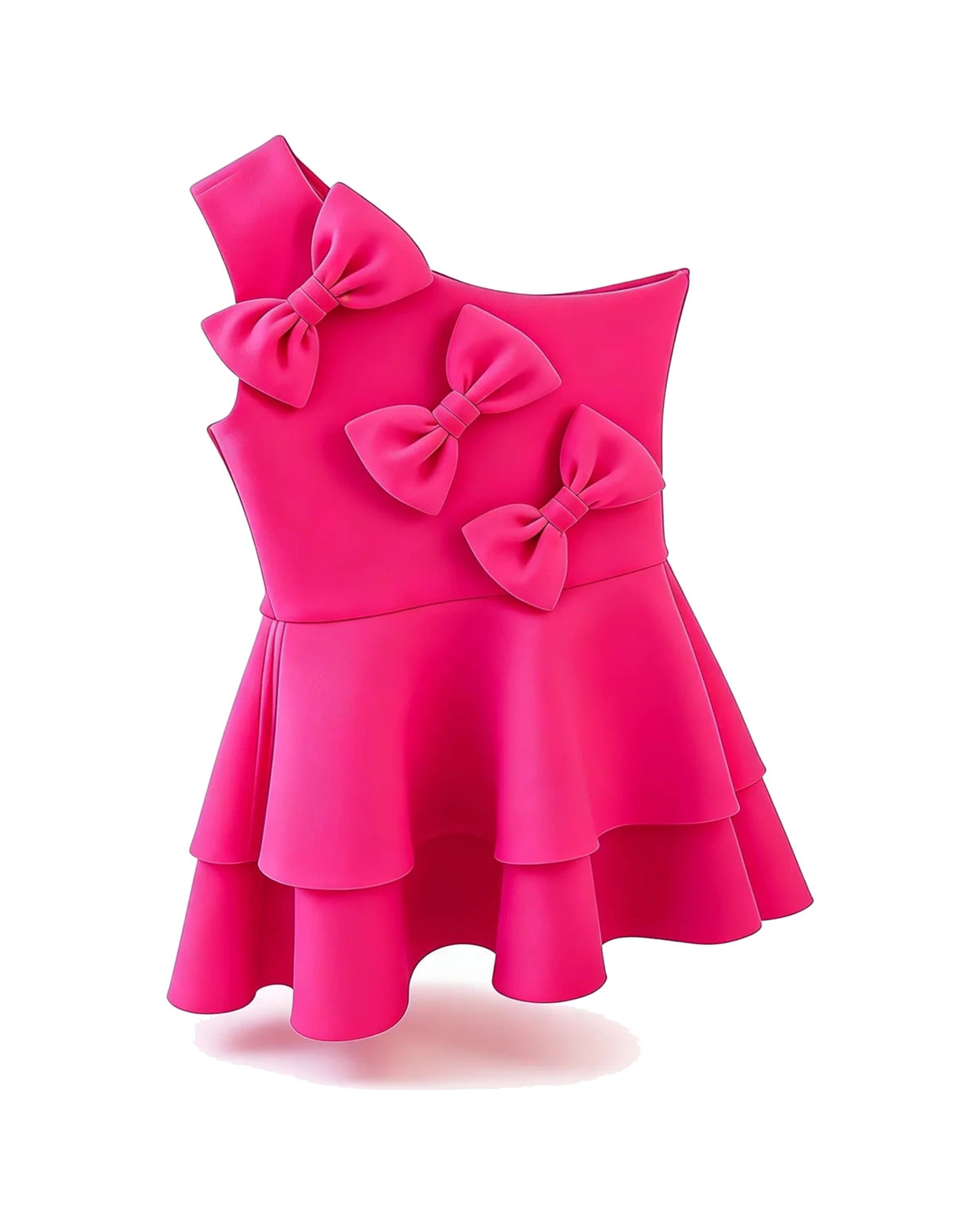 The Bow Dress Pink – girls' dress at Quatre Épingles, Beirut