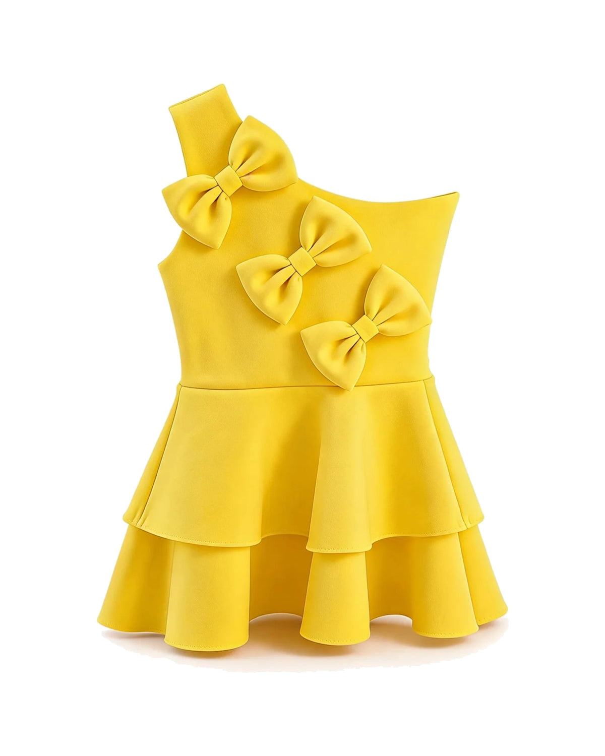 The Bow Dress Yellow – girls' dress at Quatre Épingles, Beirut