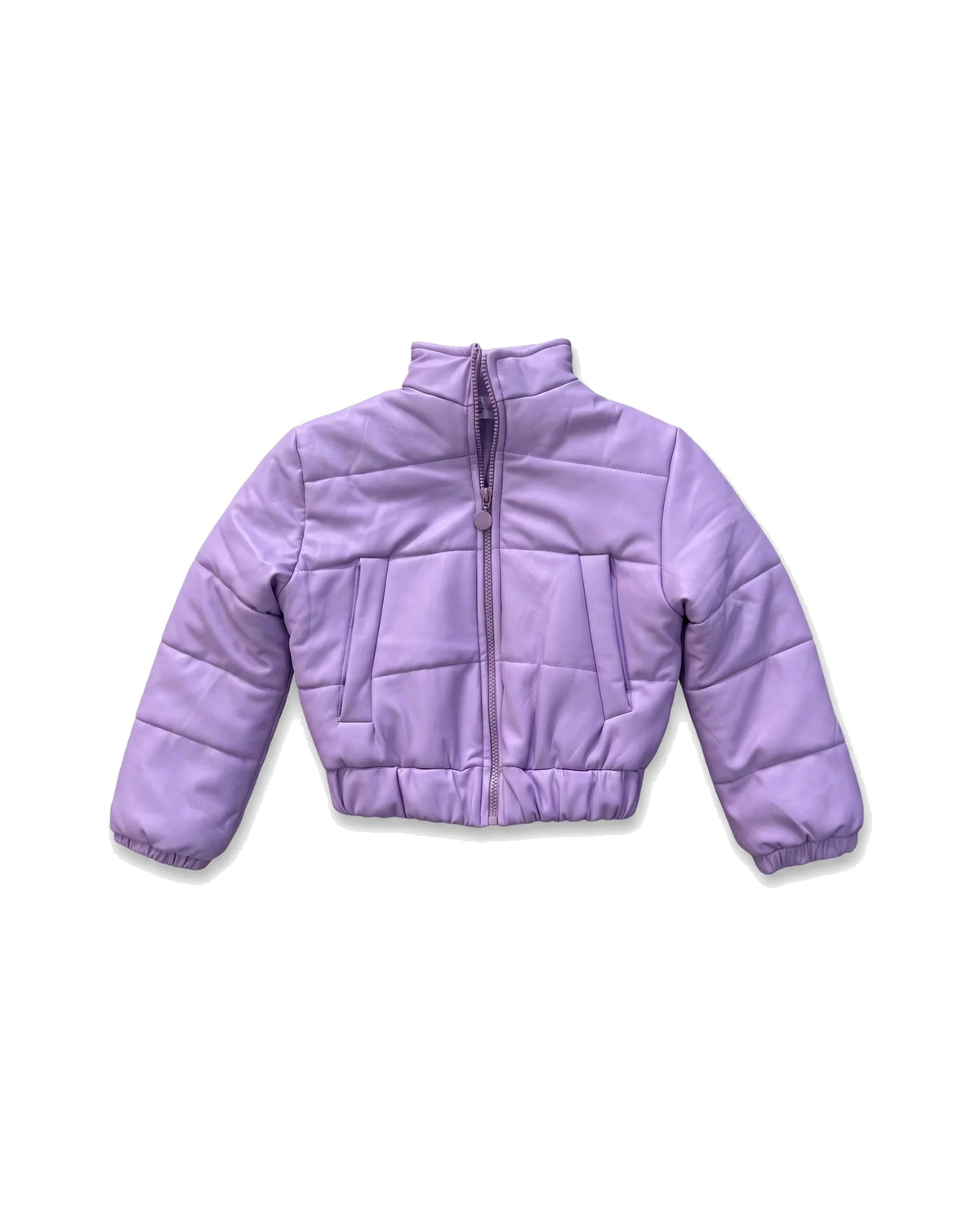 Purple Puffer Jacket – girls' jacket at Quatre Épingles, Beirut