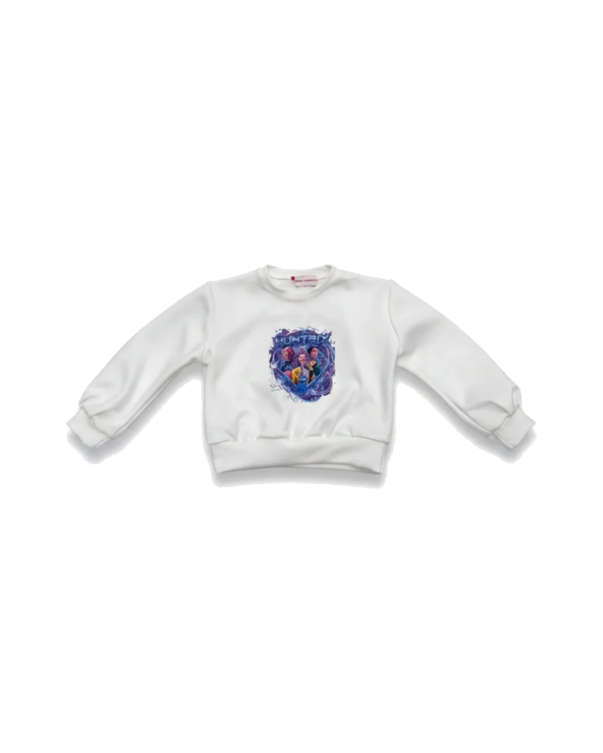 White K-Pop Fantasy Graphic Sweatshirt – girls' top at Quatre Épingles, Beirut