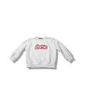 White Barbie Logo Graphic Sweatshirt for Girls – girls' top at Quatre Épingles, Beirut