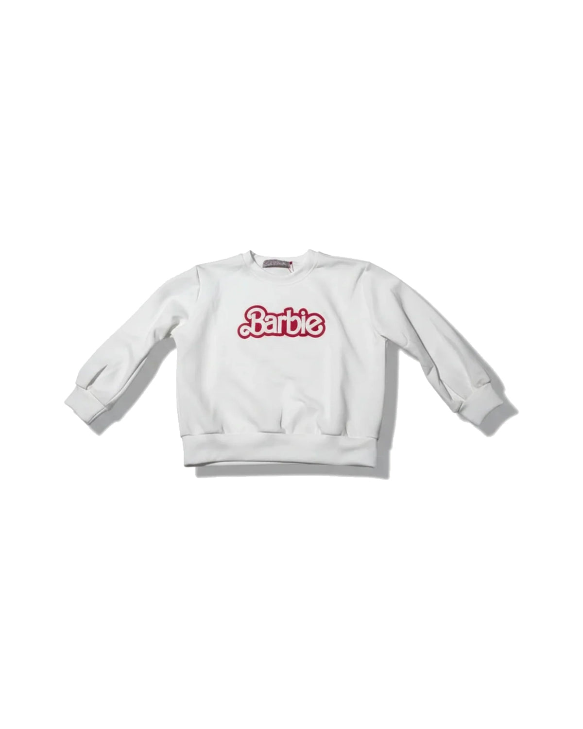 White Barbie Logo Graphic Sweatshirt for Girls – girls' top at Quatre Épingles, Beirut