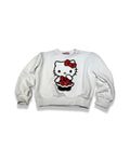 White Hello Kitty Red Bow Graphic Sweatshirt for Girls – girls' top at Quatre Épingles, Beirut