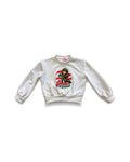 Lebanese Proud Graphic Sweatshirt – White – girls' top at Quatre Épingles, Beirut