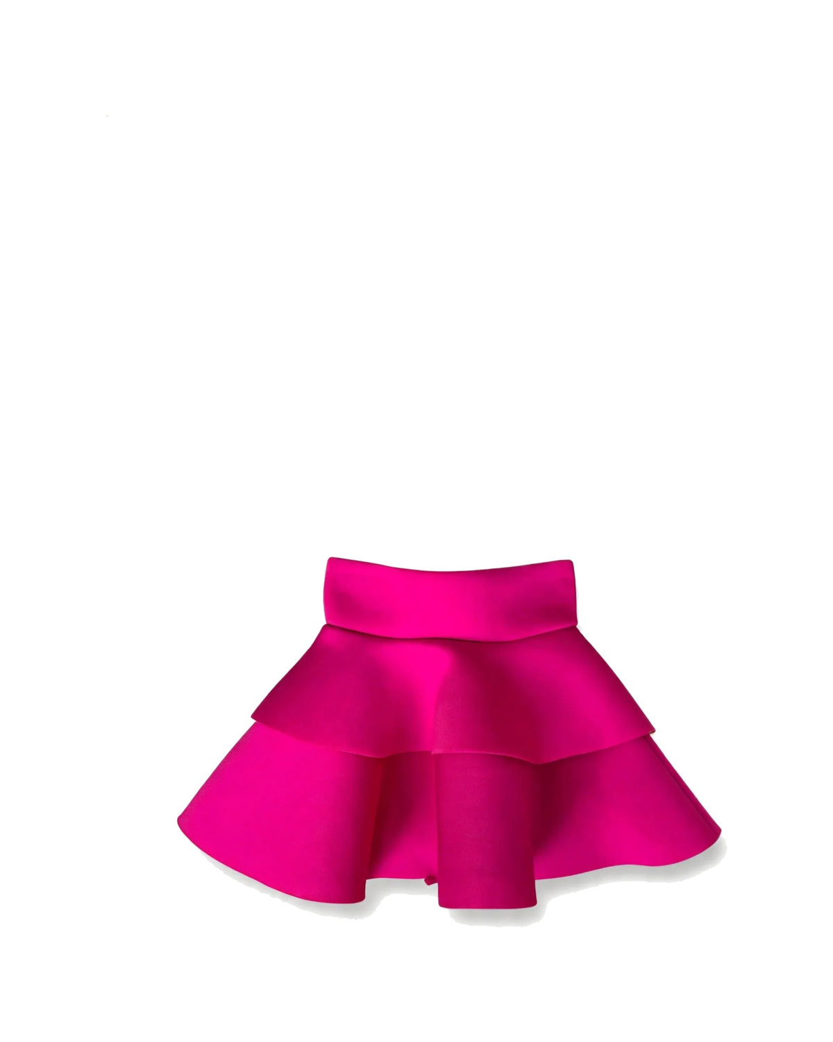 Pink Tiered Ruffle Flared Skirt – Fuchsia – girls' skirt at Quatre Épingles, Beirut