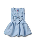 3D Floral Bubble Dress – girls' dress at Quatre Épingles, Beirut