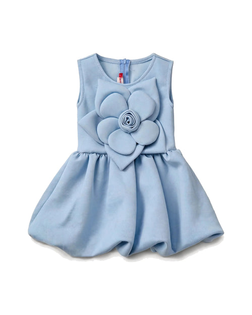 3D Floral Bubble Dress – girls' dress at Quatre Épingles, Beirut