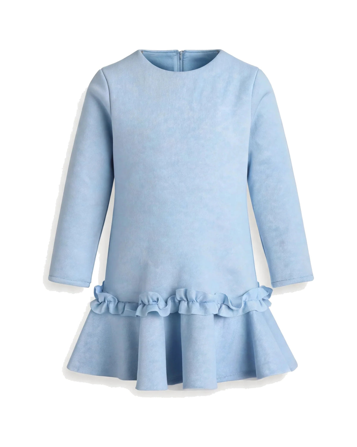 Long Sleeve Ruffle Hem Dress – girls' dress at Quatre Épingles, Beirut