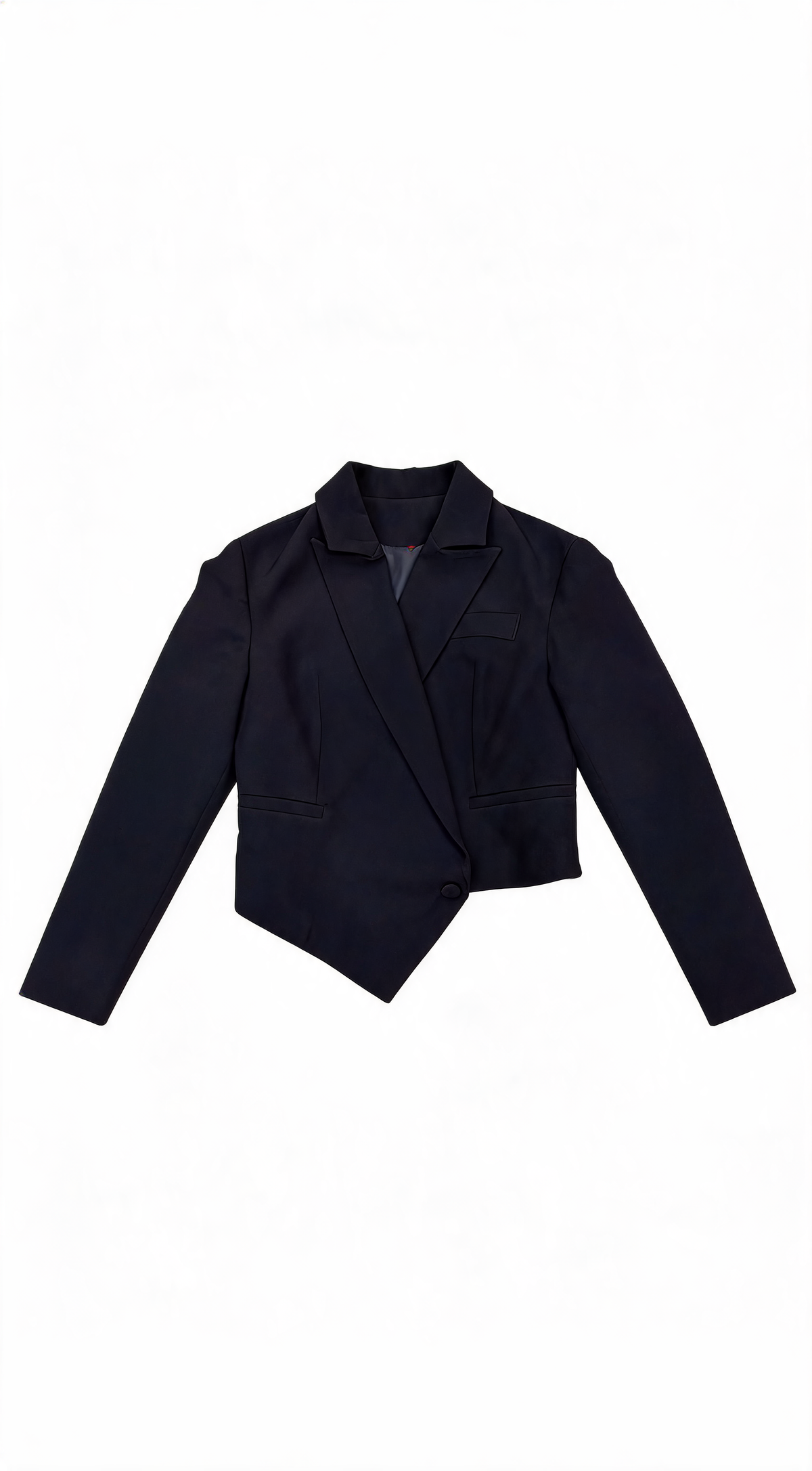 Asymmetric Cropped Blazer & Balloon Jogger Pants Set