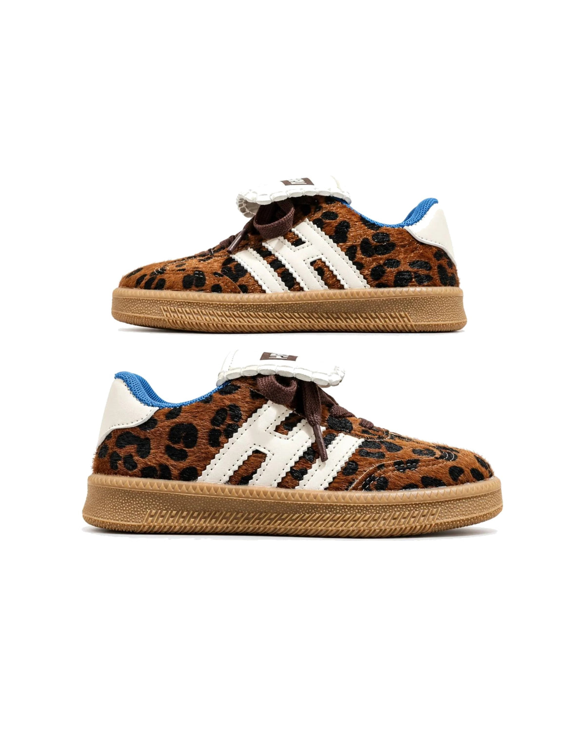 Retro Lace-Up Sneakers with Gum Sole – girls' shoes at Quatre Épingles, Beirut (view 3)