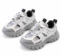 Kids Chunky Mesh Sneakers - White